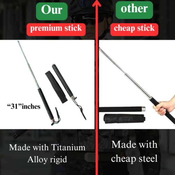 premium self defense stickmanual version 31 inches. - Image 7